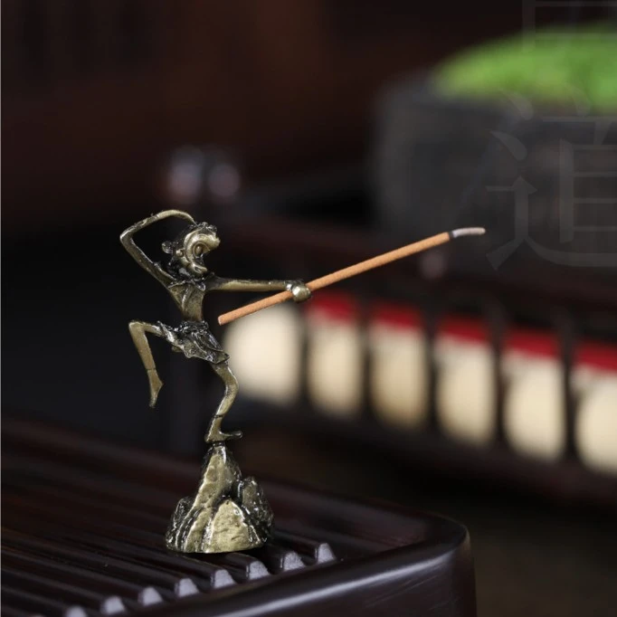 【福利包邮】孙悟空香插齐天大圣创意迷你线香座香托香台香薰炉摆件