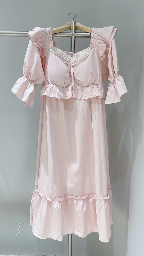 韩国东大门LU家正品蕾丝睡衣睡裙可爱甜美舒适女士新款