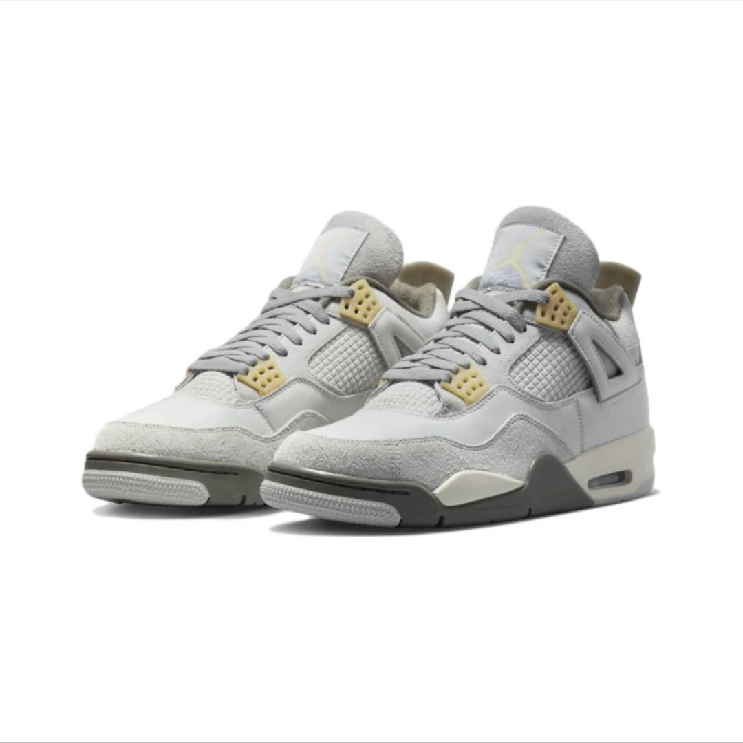 耐克AirJordan 4 AJ4灰兔子男鞋女鞋潮流低帮运动球鞋DV2262-021