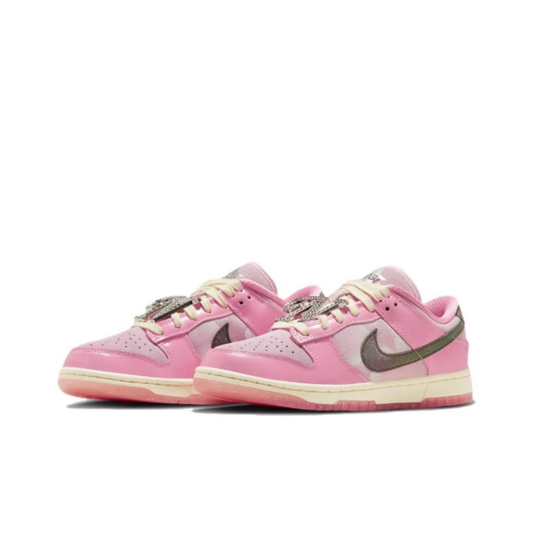 Nike耐克 Dunk Low 芭比粉dunk女鞋低帮运动休闲球鞋 FN8927-621