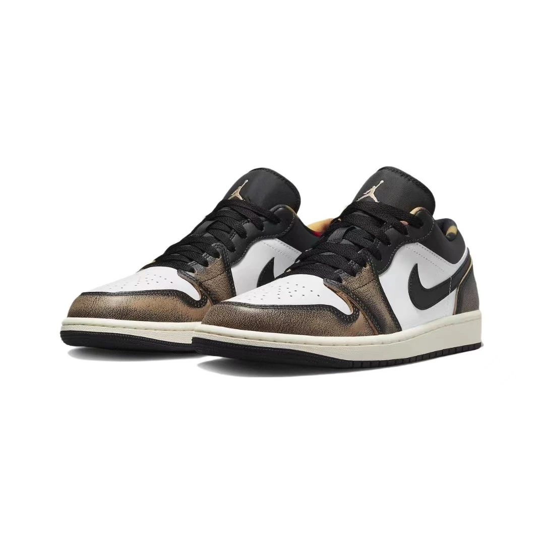 耐克Air Jordan 1 AJ1复古摩卡男鞋低帮运动休闲球鞋 DQ8422-001