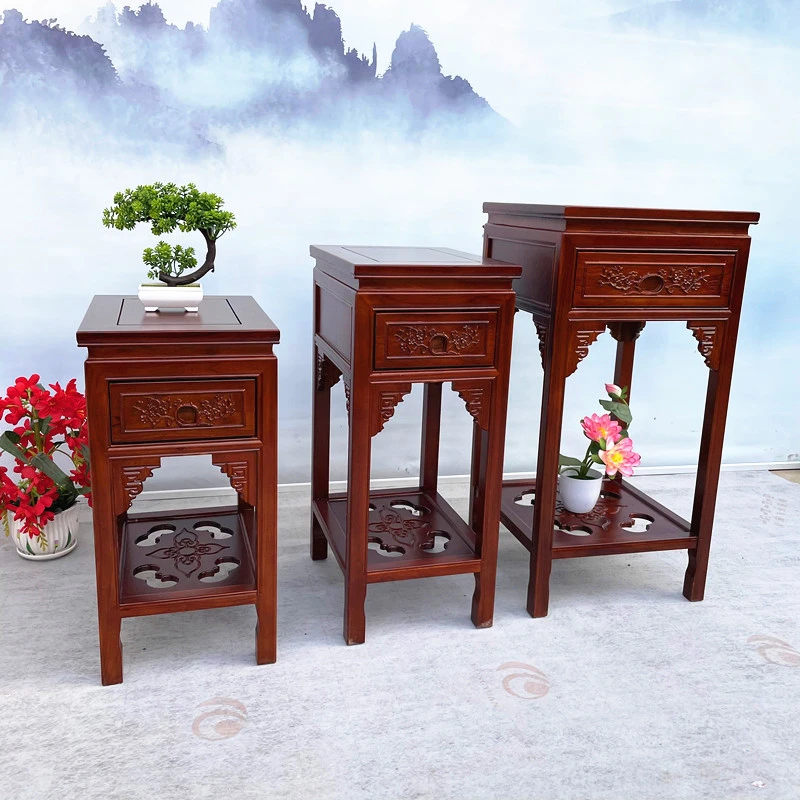 边几家用客厅现代简约角几沙发边柜实木花架腿方桌高档桌子小茶几