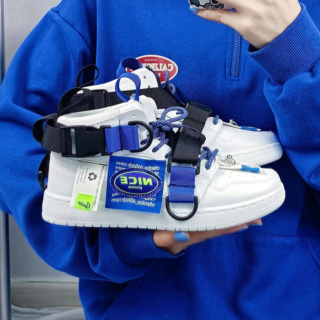 2025新款夏季复古休闲男女鞋学生情侣男女小白鞋小众原创板鞋高帮