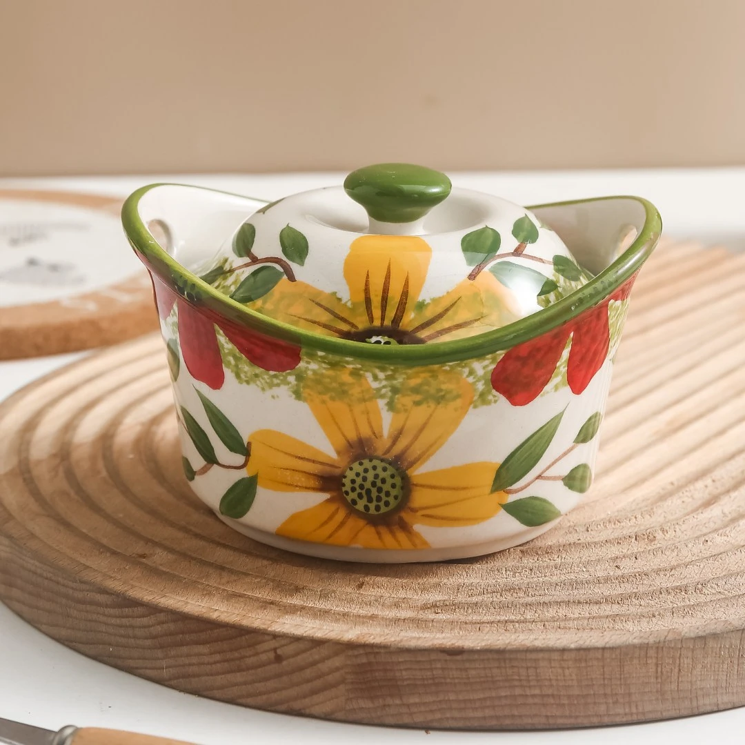 波斯彩菊-4.5寸元宝盖碗