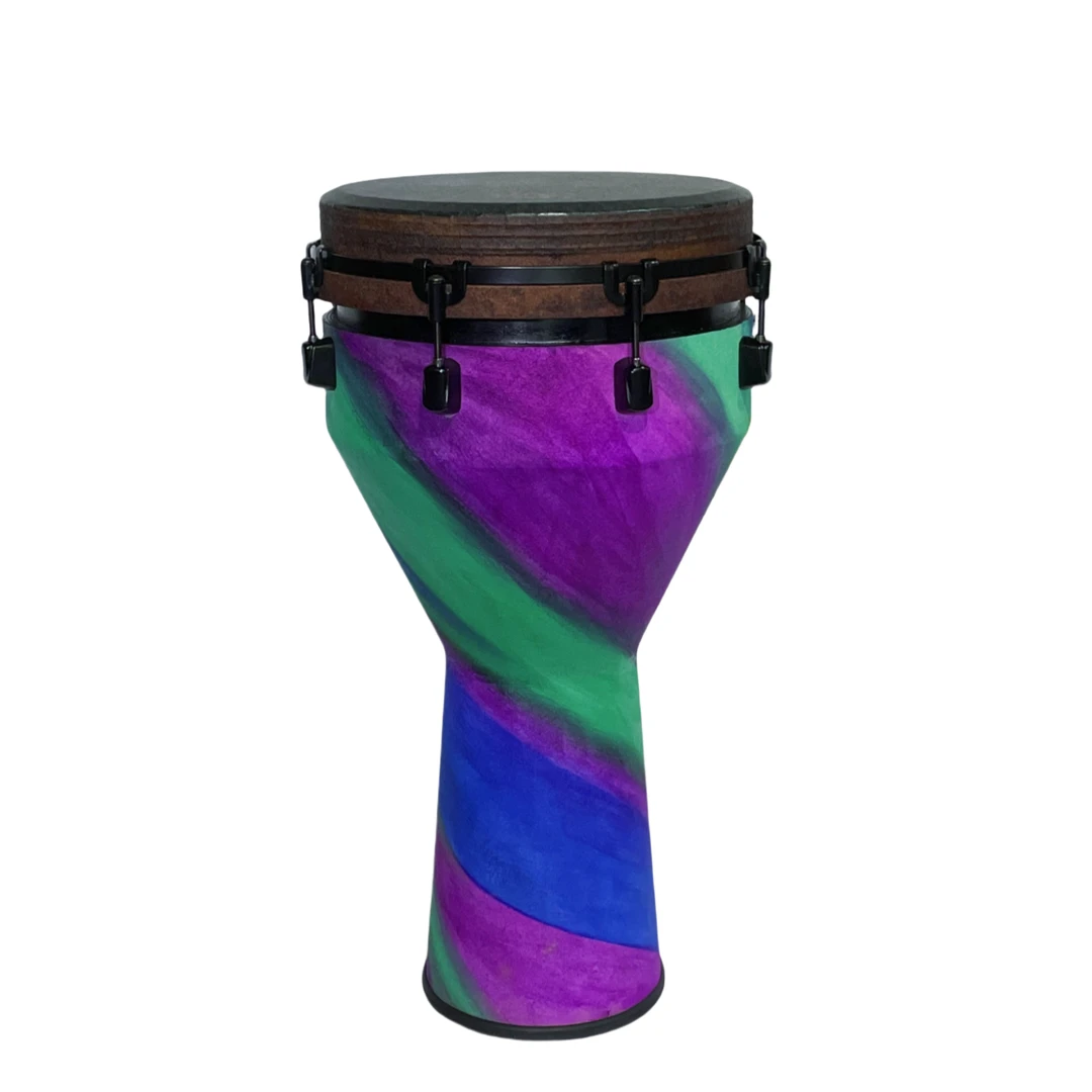 LD12寸多巴胺系列墨绿色鼓皮非洲鼓 实木鼓腔 音色和质量完美结合