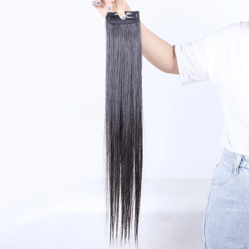 waterfall接发片隐形逼真透气全真发女士假发片一片式头顶补发片