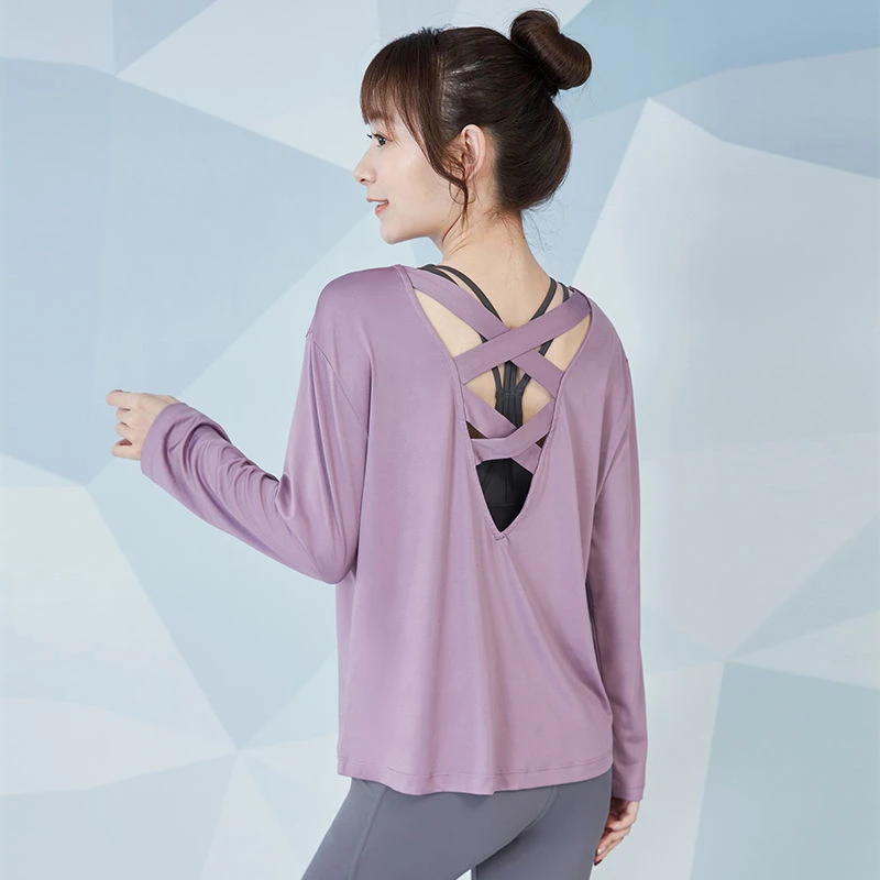 【0138】运动女遮肉显瘦性感网红速干跑步户外健身服