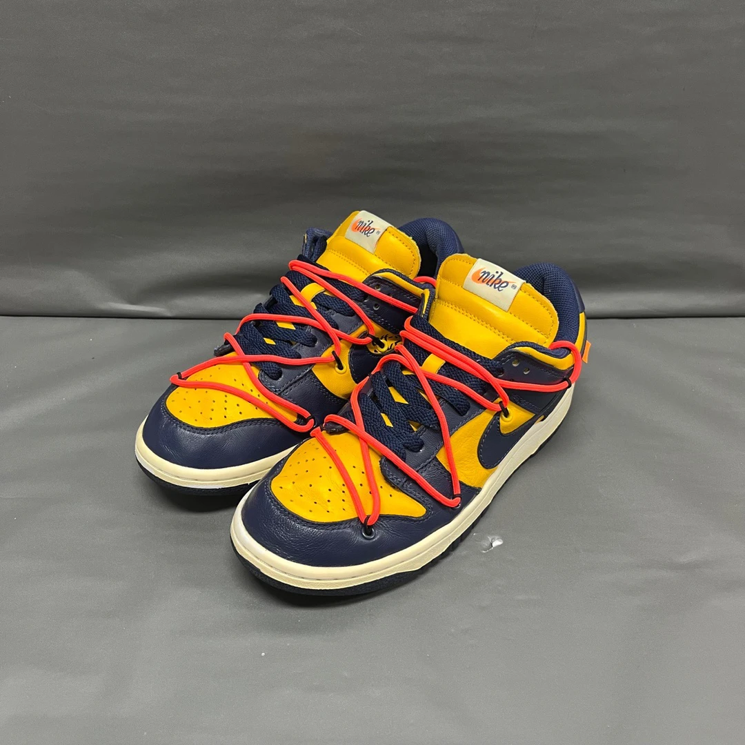 Dunk黑曜石ow联名/ 40码/9新 些许氧化/原盒带扣/ A2100