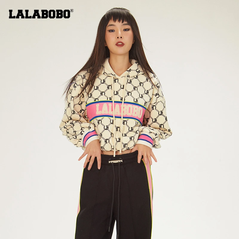 南京【不退不换】老花连帽复古卫衣女|LBBC-WSTS24