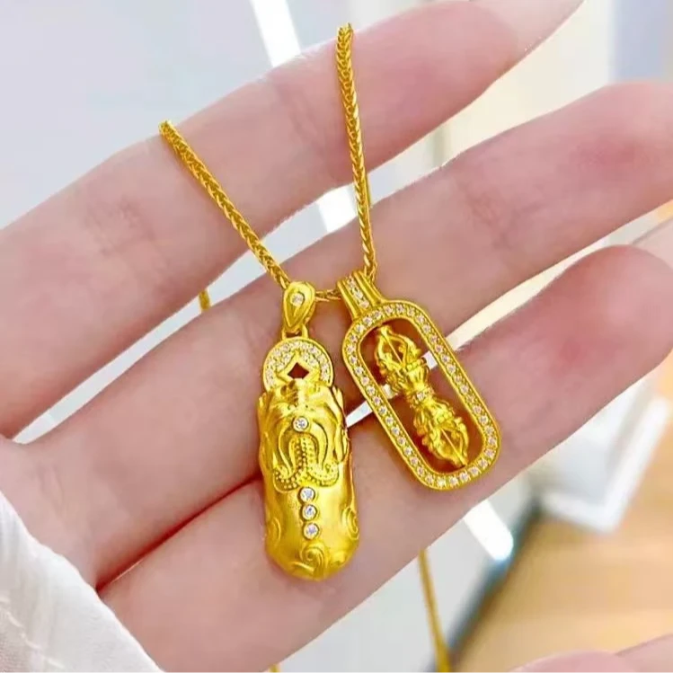 韩汝 铜项链 明星同款金刚杵转运貔貅锁骨链时尚百搭复古气质韦雪