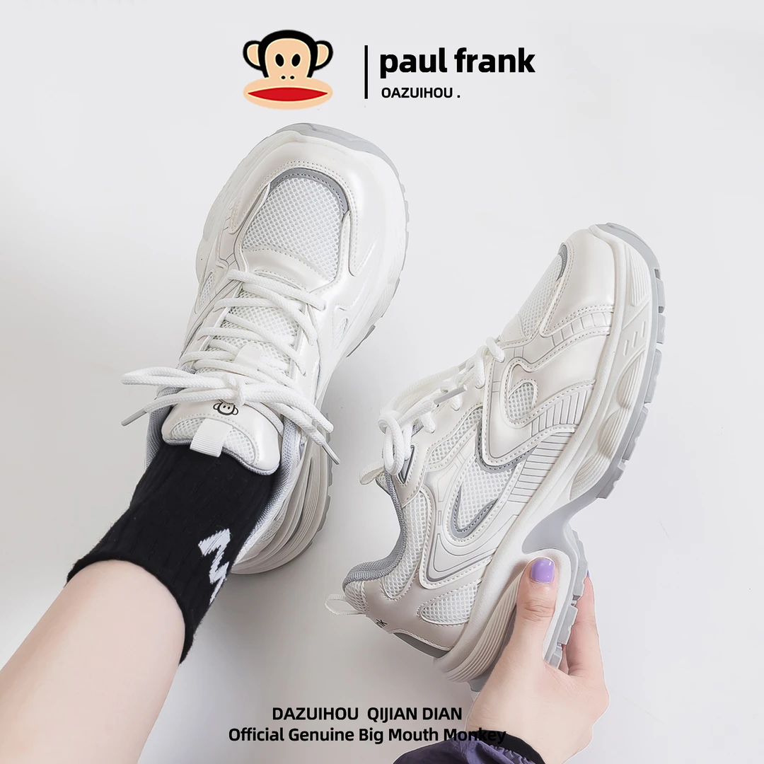 大嘴猴旗舰正品老爹鞋2024秋冬季鞋子女鞋厚底增高休闲鞋百搭防滑