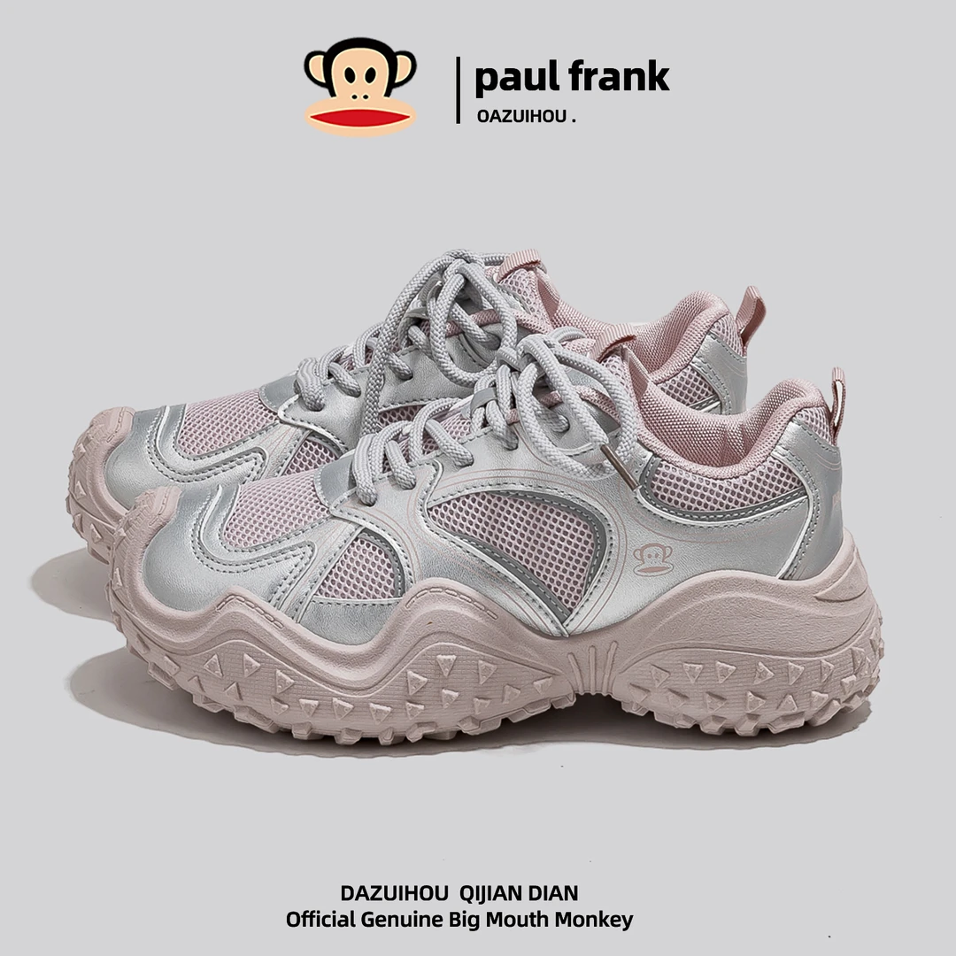 大嘴猴旗舰店气质时尚老爹鞋2024秋冬季新款厚底增高休闲鞋运动鞋