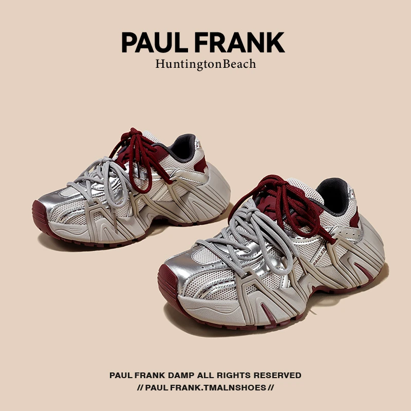 DR大嘴猴旗舰店正品绑带女士老爹鞋运动增高厚底百搭2024休闲鞋