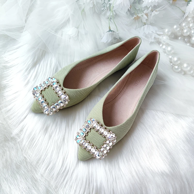 正常尺码 女鞋 时尚单鞋 BM270 绿色