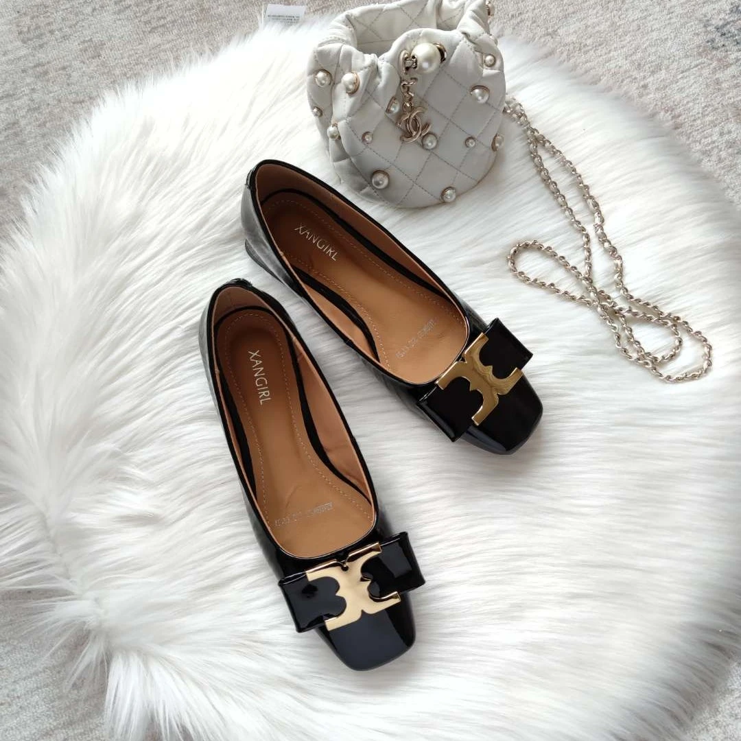 正常尺码 女鞋 时尚单鞋 BM027 黑色