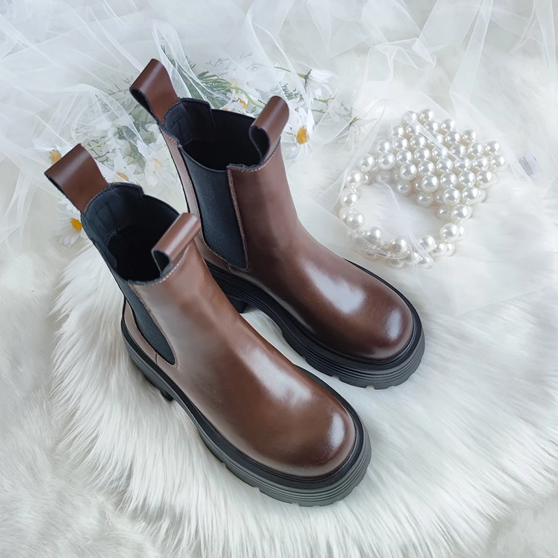 正常尺码 女鞋 时装靴 243SF 棕色