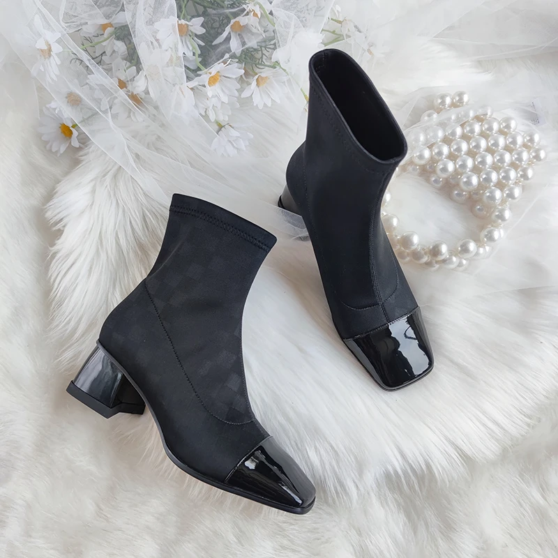 正常尺码 女鞋 时装靴 SD185 黑色