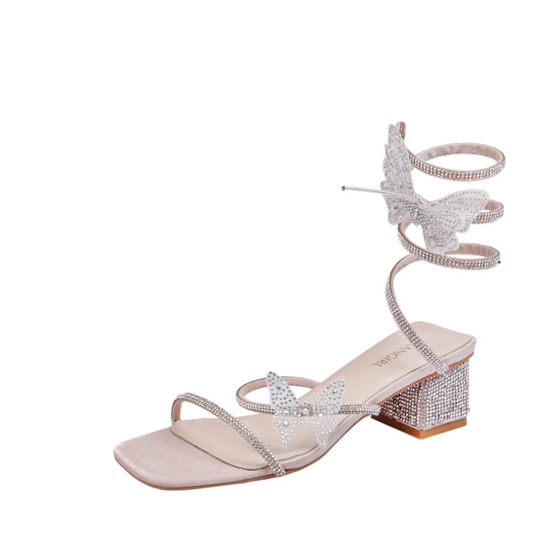 正常尺码 女鞋 时装凉鞋  545 杏色