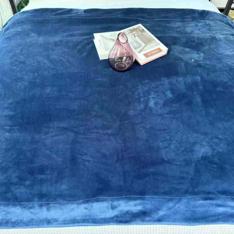 双层毛毯 素色盖毯  230*230cm 微瑕品 19