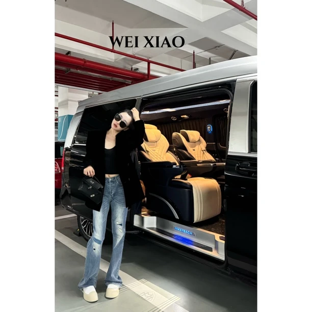 微笑家   极简系列【美人裤】牛仔裤