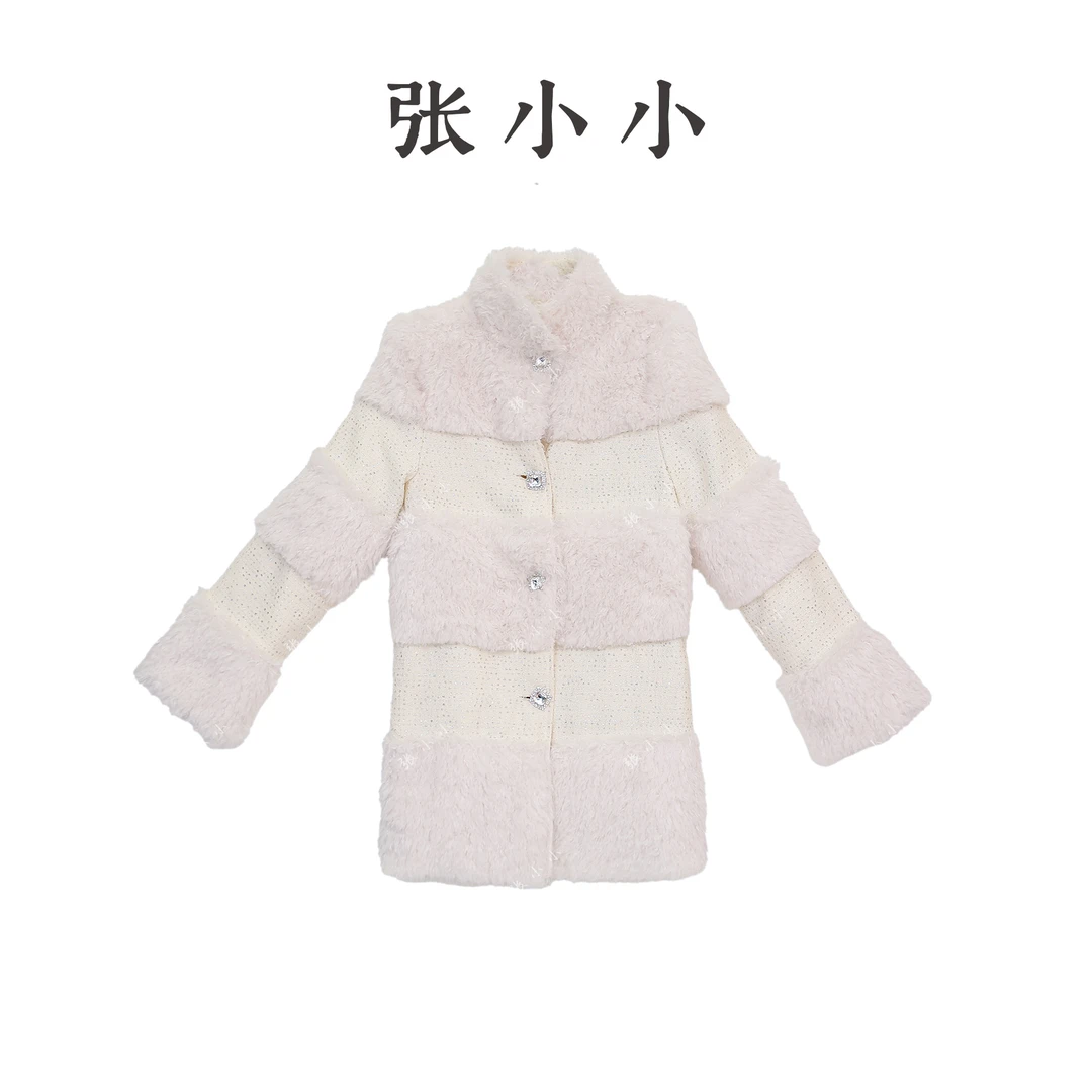 【张小小】香奈时光-0041 “90白鸭绒”羽绒大衣（S031B）-74cm