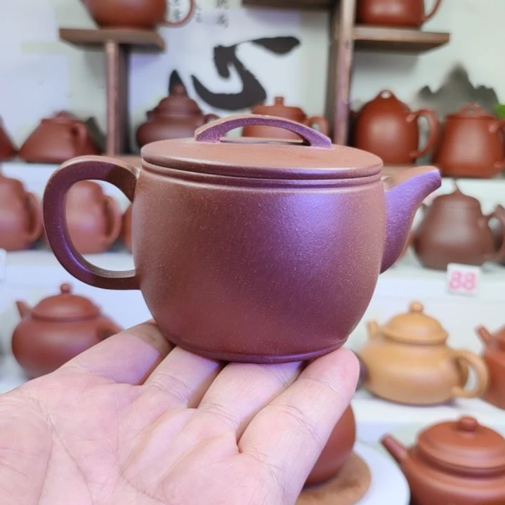 紫砂茶壶木****r汉瓦降坡170cc左右微瑕