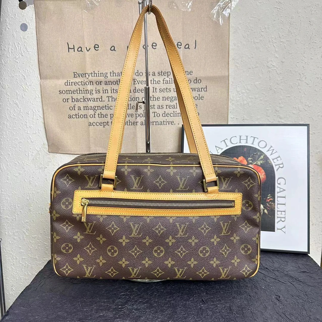 95新 LouisVuitton/路易威登 古登中古/lv开口笑包/单肩包/手提包