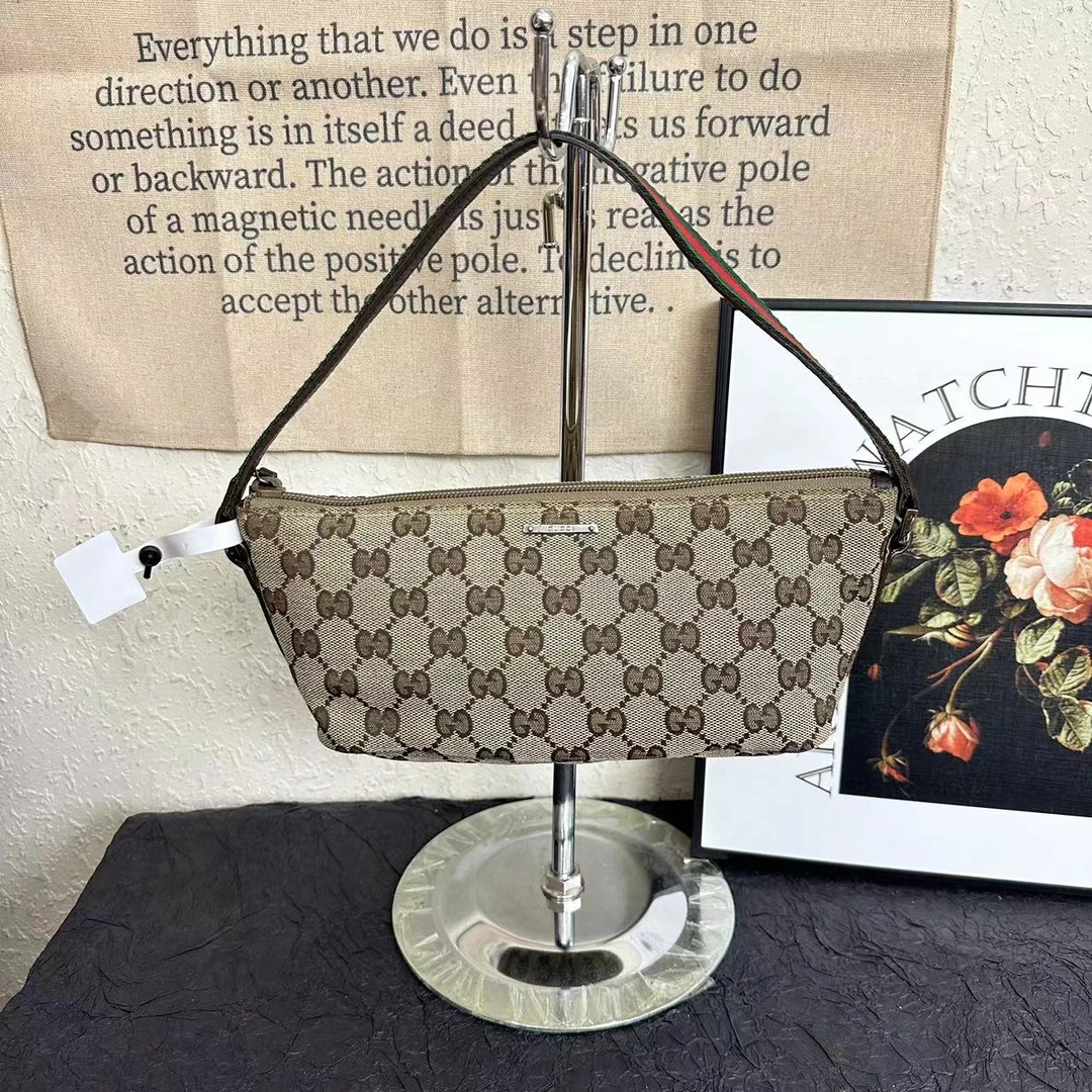 95新 GUCCI/古驰 古登中古/古驰小船包单肩包/gucci斜挎包/腋下包