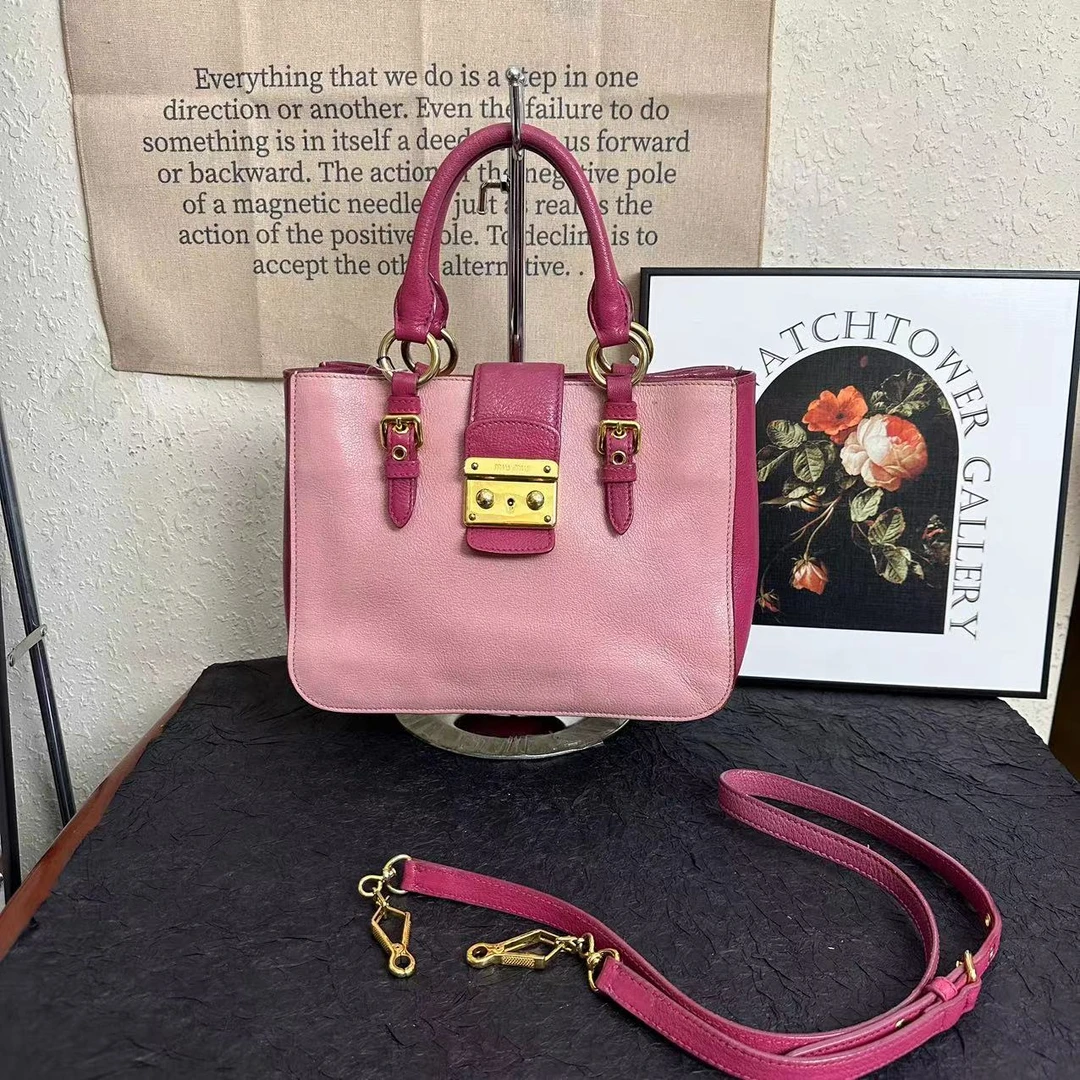 95新 MIU MIU/缪缪 古登中古/缪缪斜挎包/手提包/腋下包/单肩包