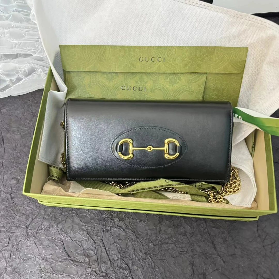 99新 GUCCI/古驰 古驰1955woc链条包/gucci斜挎包/马衔扣单肩包