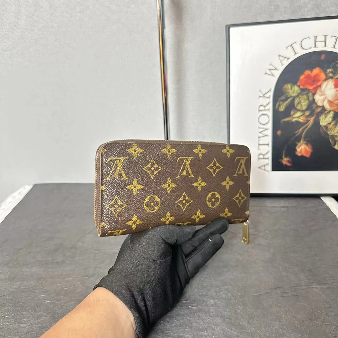 95新 LouisVuitton/路易威登 lv老花钱包/钱夹包/手拿包
