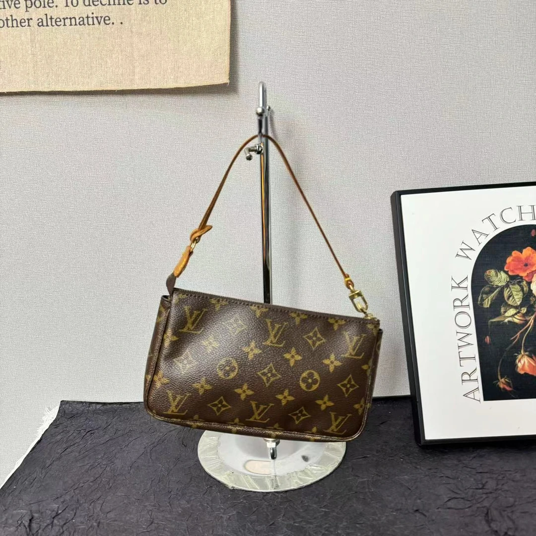 95新 LouisVuitton/路易威登 lv大麻将包/手提包/腋下包/斜挎包