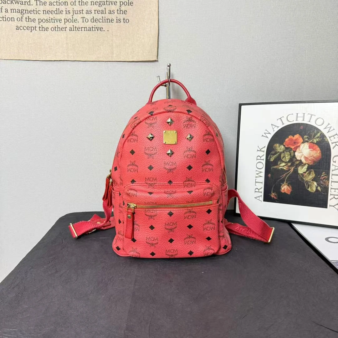 95新 MCM 古登中古/mcm双肩包/手提包