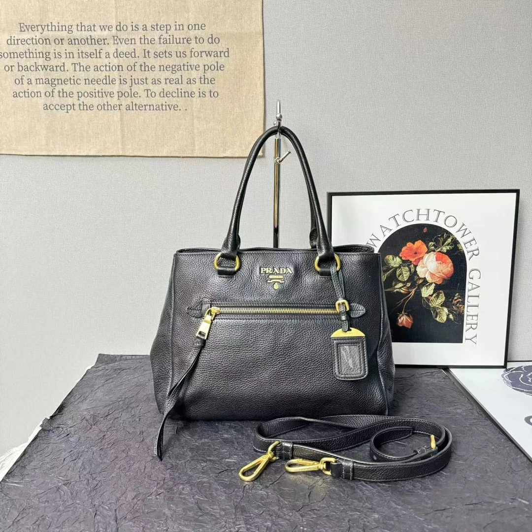 95新 Prada/普拉达 古登中古/普拉达斜挎包/prada手提包/单肩包