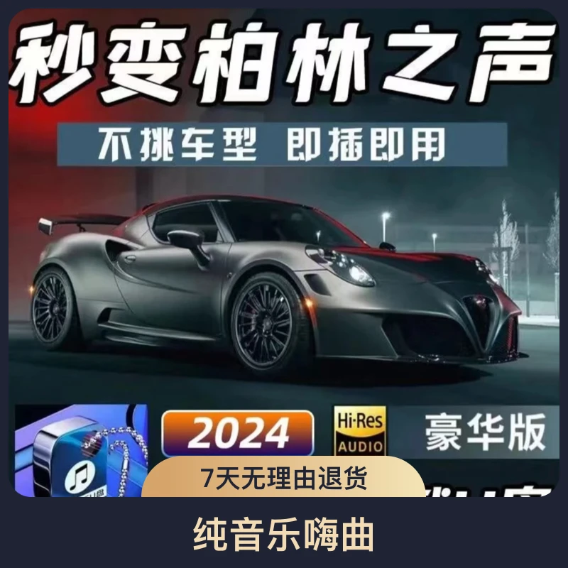 抖音发烧流行歌曲+DJ 网络流行 纯音乐 嗨曲车载U盘 车载无损音乐