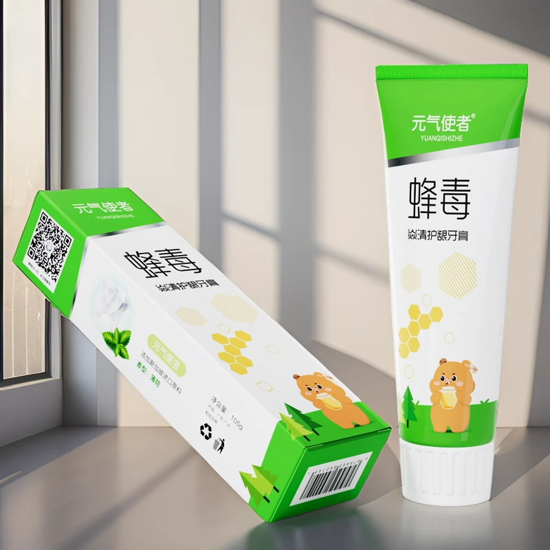 元气使者草本清凉低氟薄荷固齿牙膏去黄蜂毒焱冰爽温和护龈