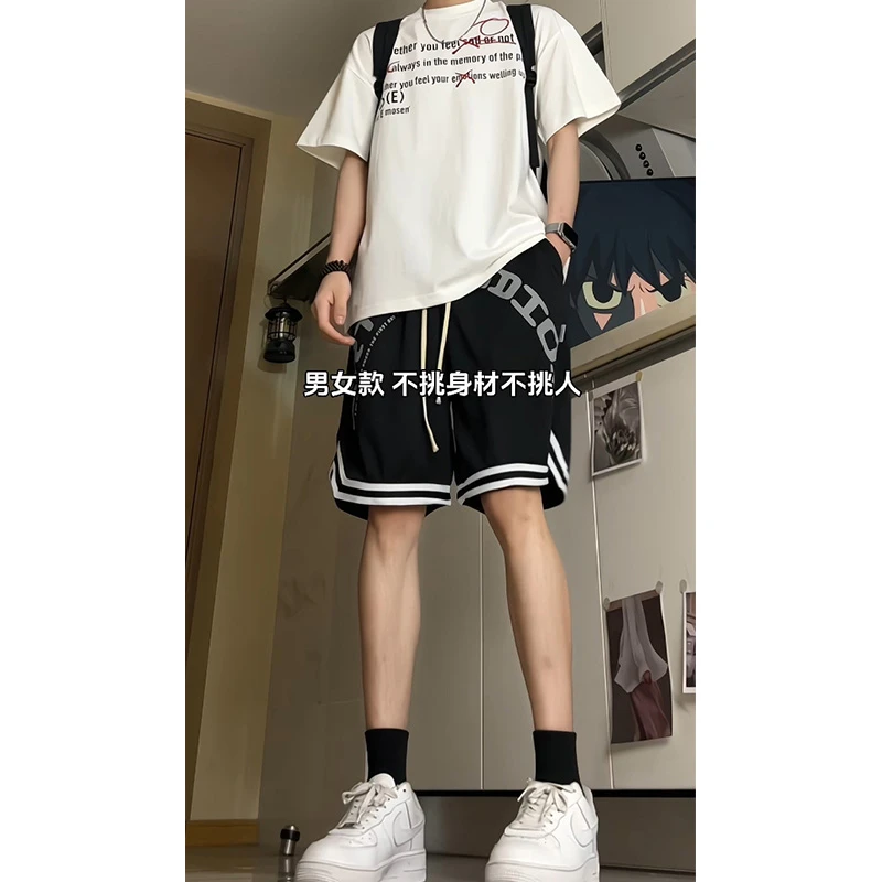 Mr.SuperMr.Super夏季新款五分短裤宽松英文字母休闲裤篮球裤宽松