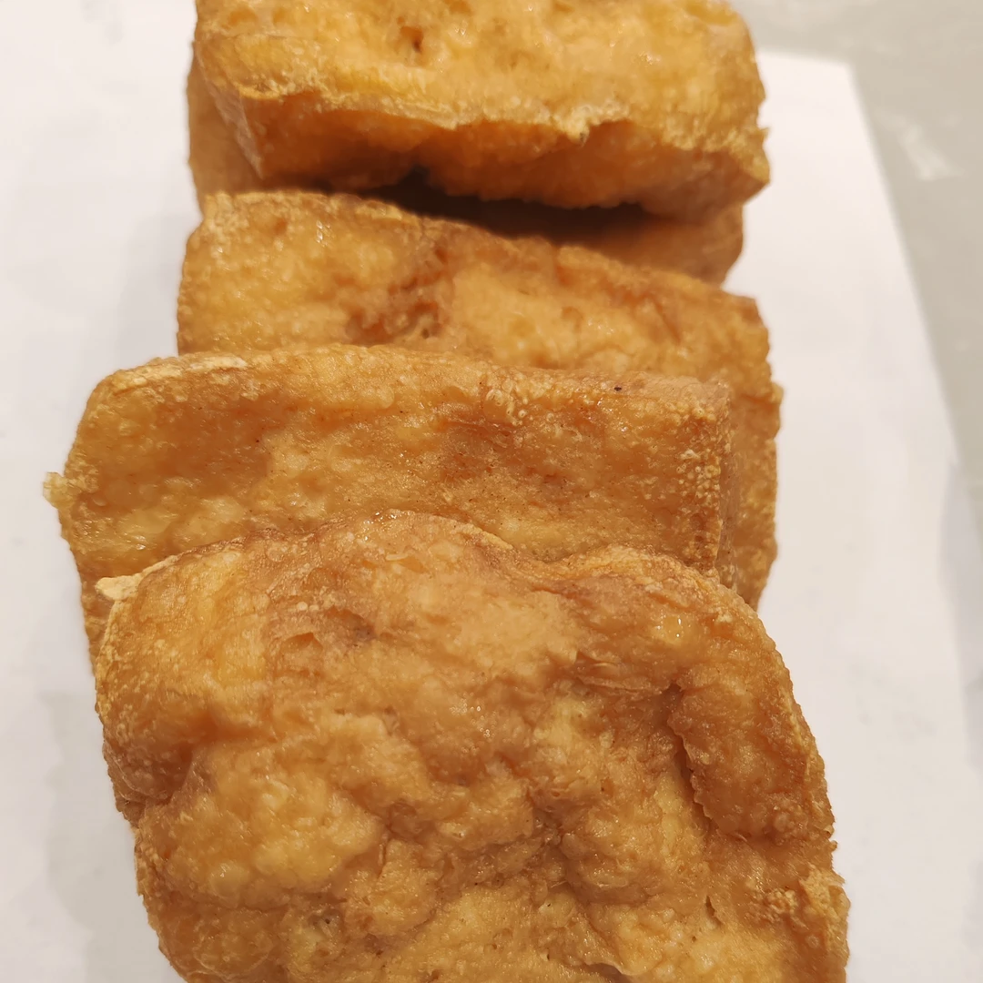 隆回乡里菜籽油炸豆腐油豆腐