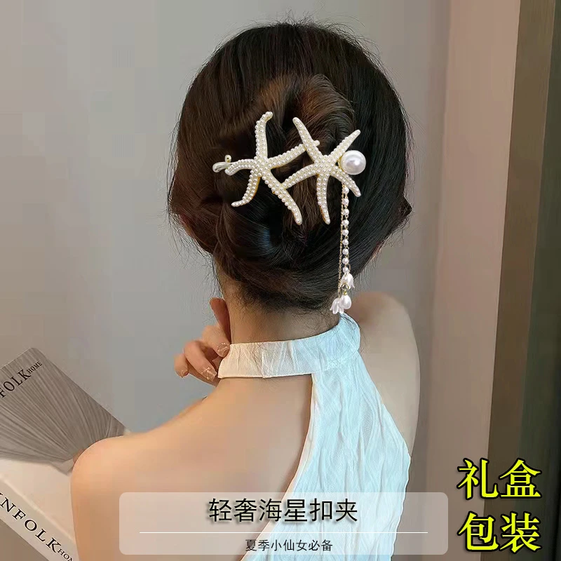 ODF轻奢新款扭扭夹简约一字夹爆款发卡发夹扣夹发饰头饰夹夹子