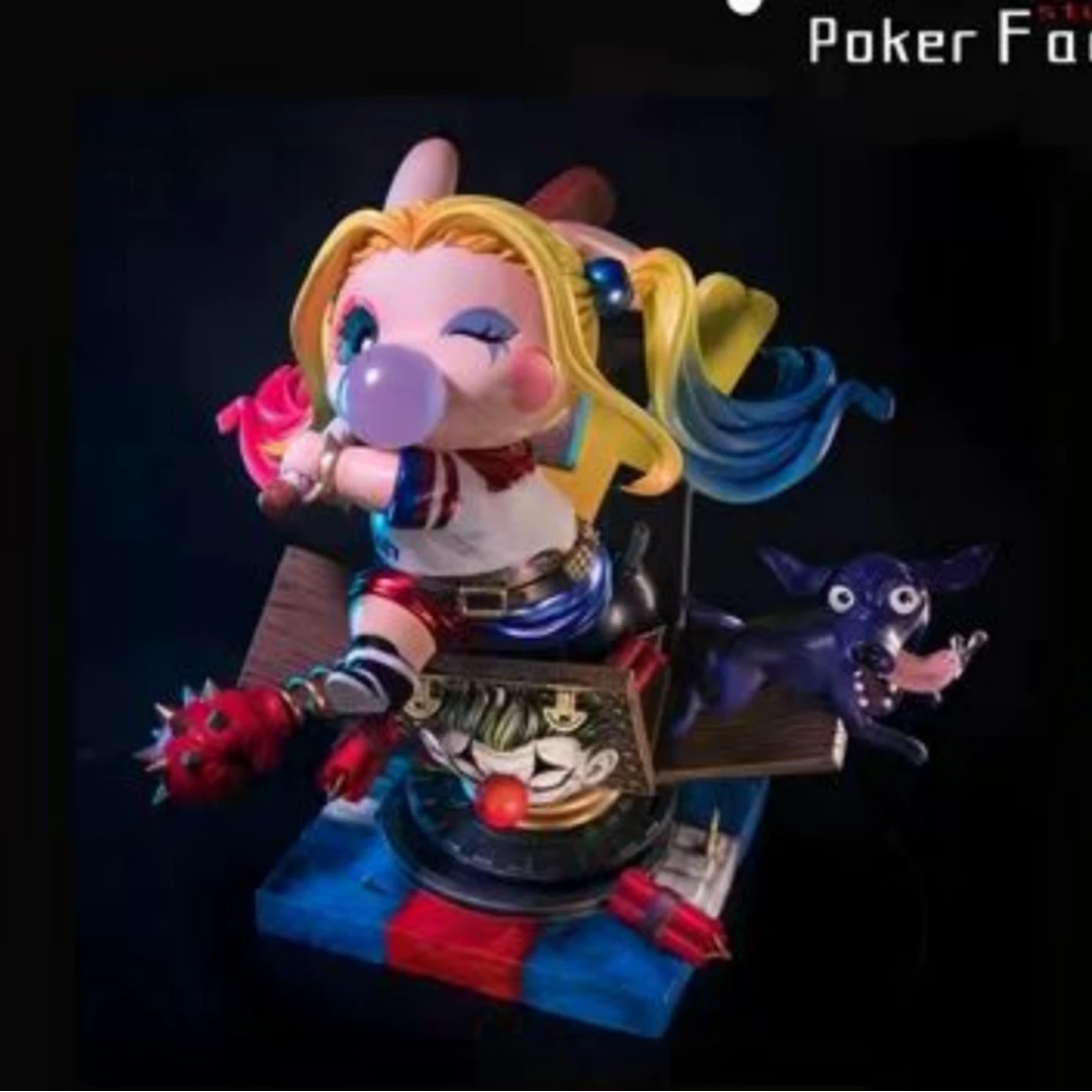 《肥陈GK》Poker Face 小丑女 皮卡丘 哈莉.奎因 GK雕像