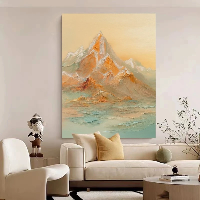 【山语】  砂岩装饰画肌理感高级感装饰关画