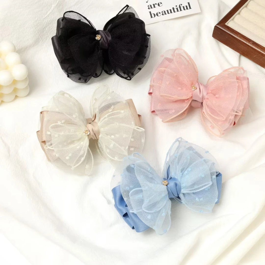 原创手工细泡纱款香蕉夹