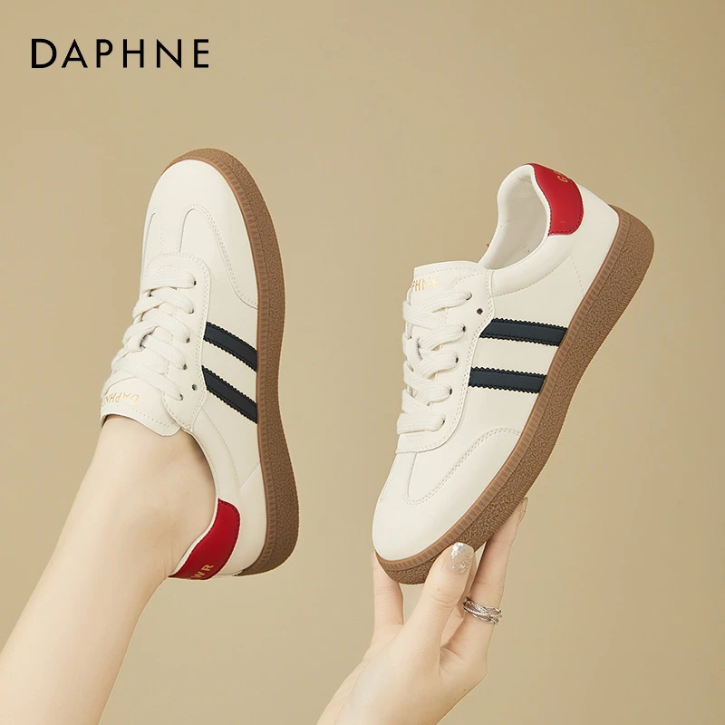 达芙妮阿甘鞋女款小白鞋2025新款德训鞋夏季女鞋子运动鞋春秋板鞋