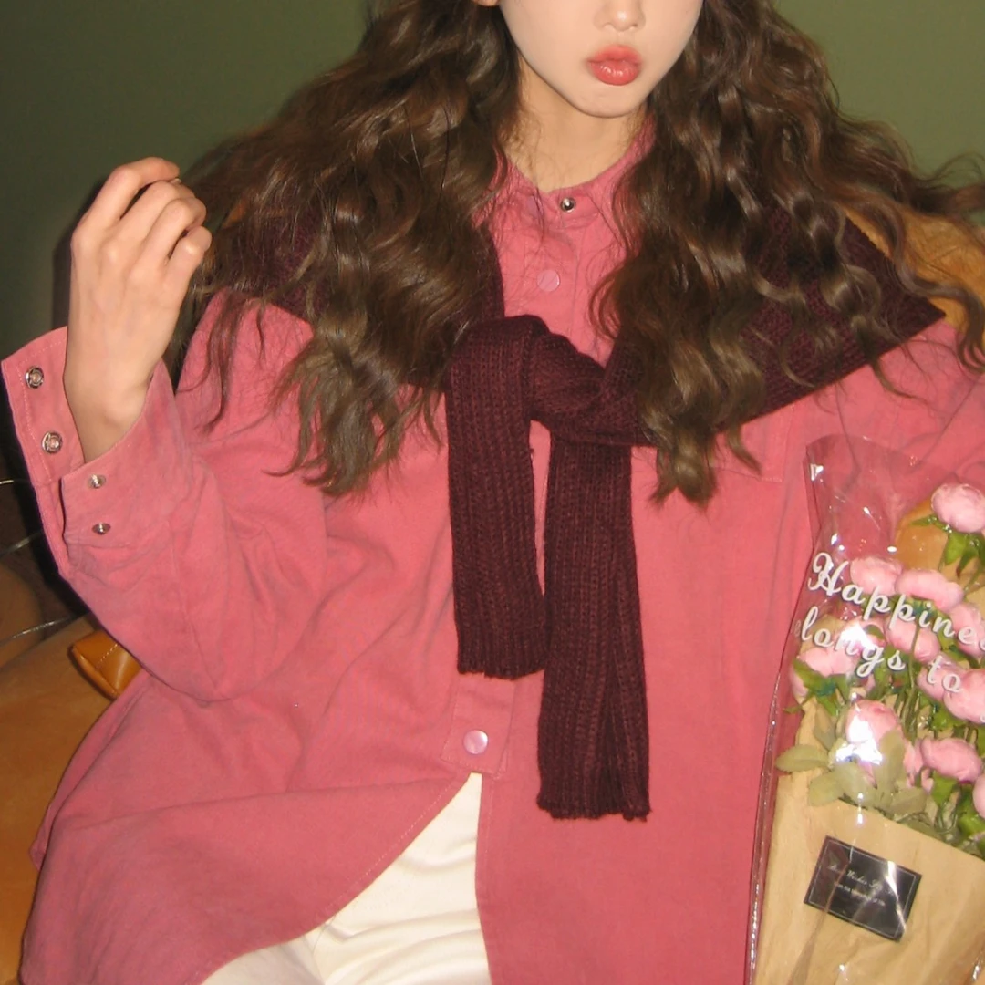 荔枝Lizhi/港风复古百搭针织披肩Z082344