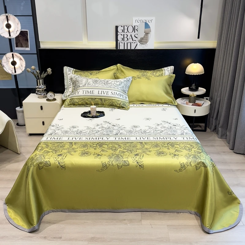 FUANNAFANGZHI【工厂直发】凉感丝凉席床单款凉而不冰2024款轻奢款2