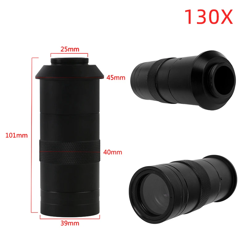 130x150x180x高倍镜头工业电子显微镜配件显微镜相机镜头