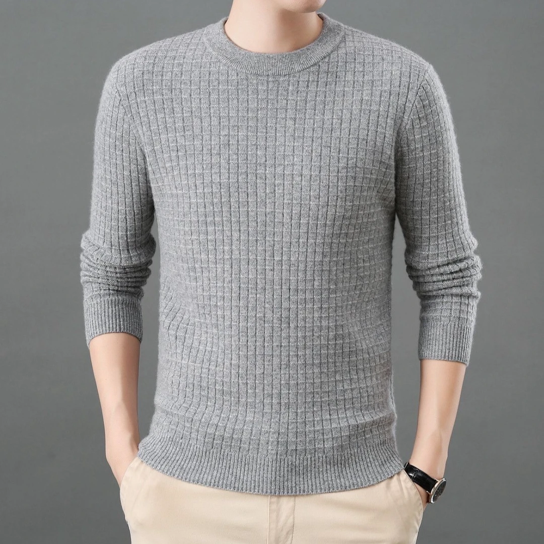 孤品大叔【100%山羊绒】新款高级男装高级衫【支持质检】-9110