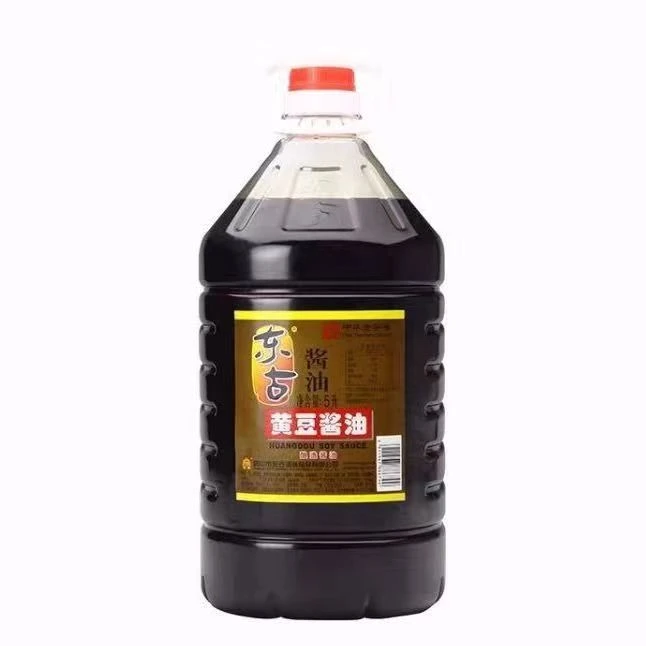 东古黄豆酱油5L大桶装商用炒菜凉拌烧烤焦糖色酿造调味老字号酱油