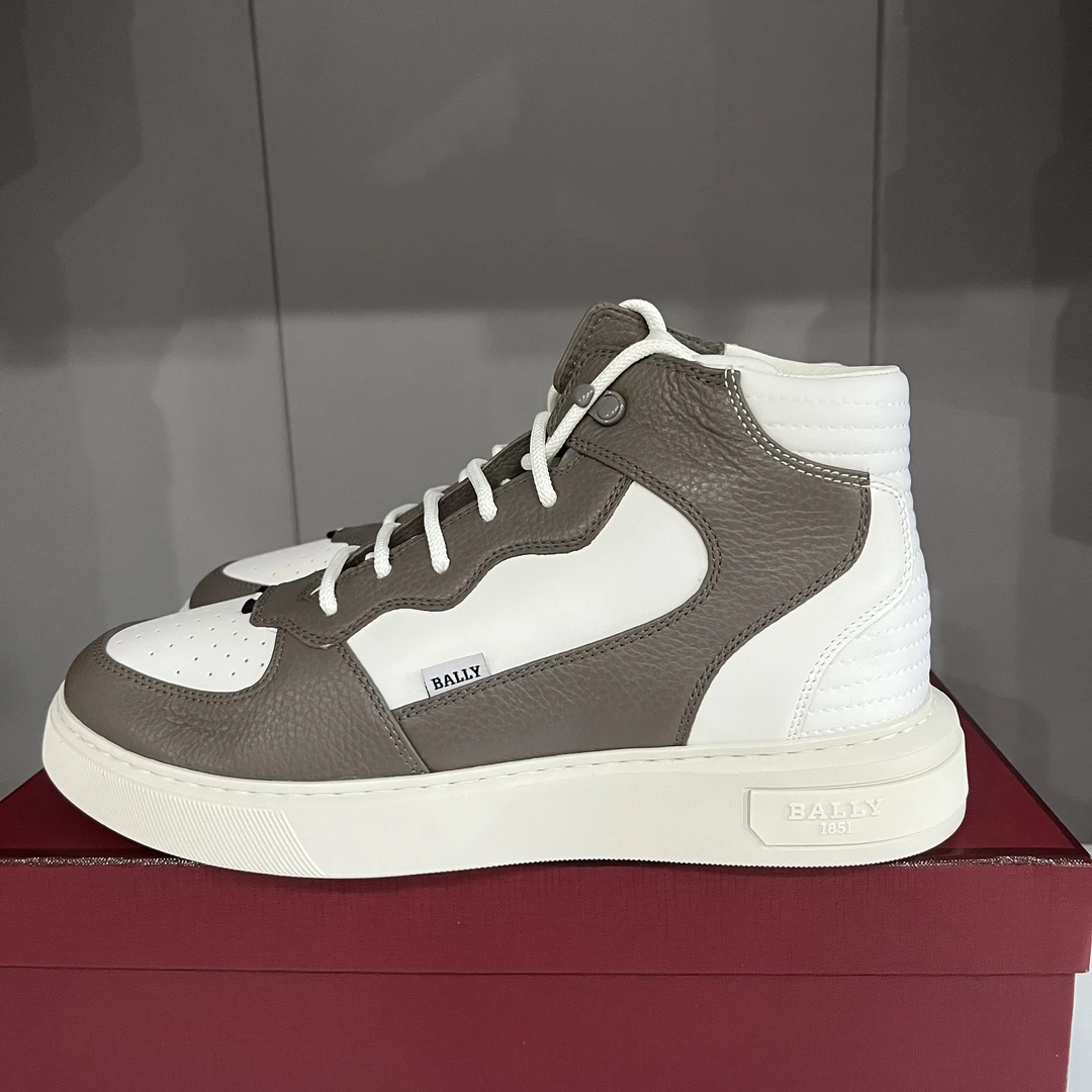 99新 BALLY/巴利 非原包装 休闲系带高邦板鞋 六色可选 00655B