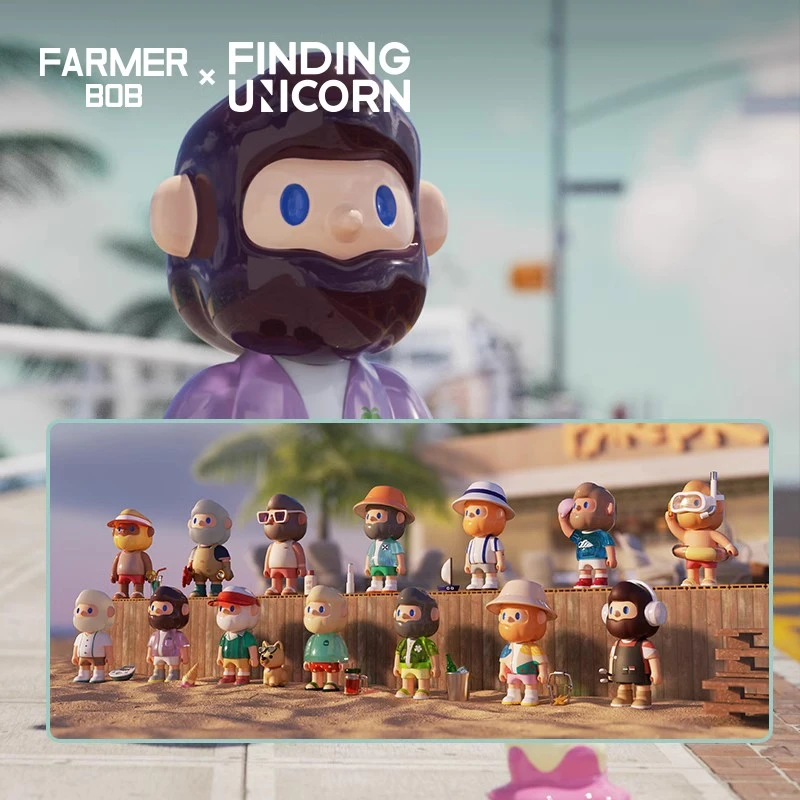 【开盒不退不H】寻找独角兽 FARMER BOB海岛盲盒潮玩具手办摆件